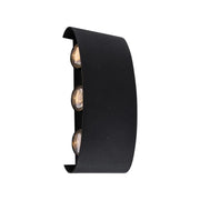 Fantasis Прилагайте външен и интериорен светодиод, 6 източника x 1W, IP65, Metallic, Black, 3000K