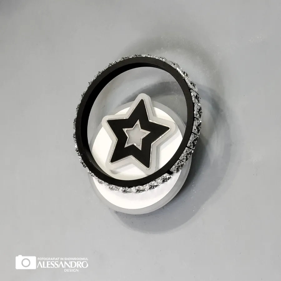 Прилагайте LED Hadley 24W черно бяло