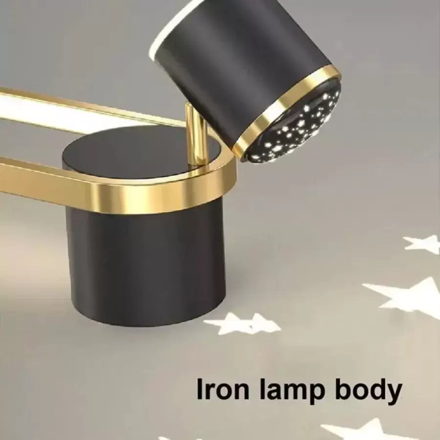 Нанесете LED Hayden 20W черно злато