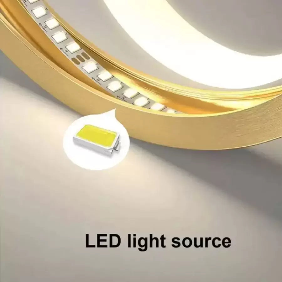 Нанесете LED Hayden 20W черно злато