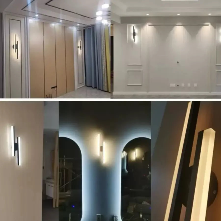 Прилагайте LED Lyra, 18W, акрил, черно и бяло