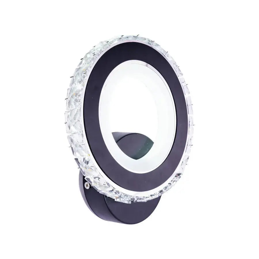 Нанесете LED Nova Rotonda, 16W, черно и неръждаемо, горещо/студено/неутрална светлина