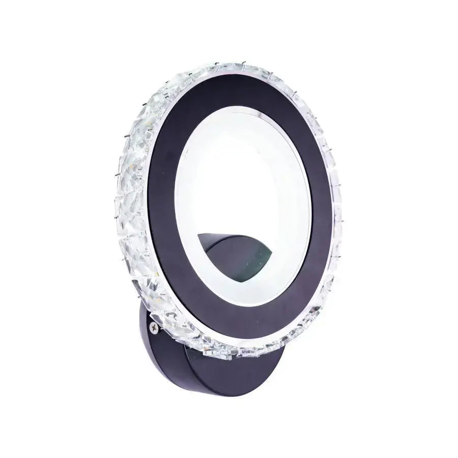 Нанесете LED Nova Rotonda, 16W, черно и неръждаемо, горещо/студено/неутрална светлина