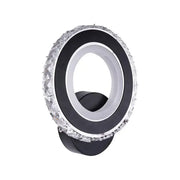 Нанесете LED Nova Rotonda, 16W, черно и неръждаемо, горещо/студено/неутрална светлина