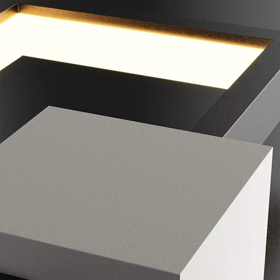 Прилагайте LED Massika 37W, черно бяло