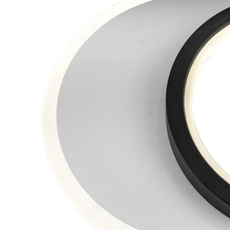 Нанесете 27W светодиод, 2 кръга, студена/гореща/неутрална светлина, черно и бяло