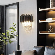 Нанесете Mughi, 2*E14, метал и кристал, черно и злато