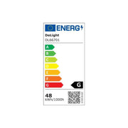 LED лента R2835 9.6W/M 12V 5M IP20 2700K
