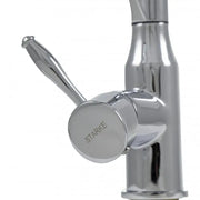 Кухненска батерия, санитарен месинг, хром черно, WZX/2019