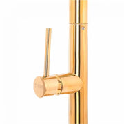 Кухненска батерия с извлечен душ, санитарен месинг, злато, CF2043