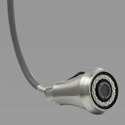 Кухненска батерия с извлечен душ, санитарен месинг, хром, W054