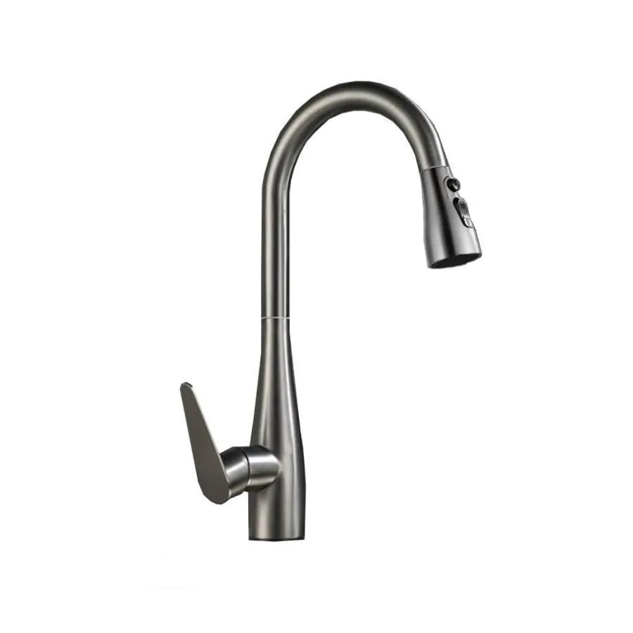 Кухненска батерия с извлечение неръждаема неръждаема душ ZY1010