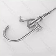 Кухня за батерии с извличащ се душ, неръждаема стомана 304, сатен, CF034