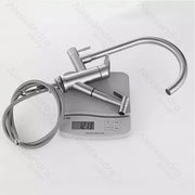 Кухня за батерии с извличащ се душ, неръждаема стомана 304, сатен, CF034