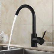 Кухненска батерия, неръждаема стомана UP304, черно, HS/LY008