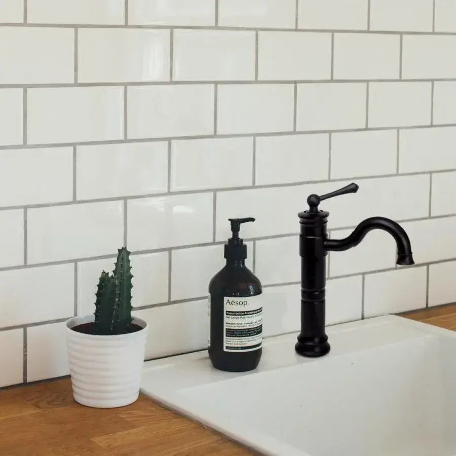 Кухненска батерия, неръждаема стомана UP304, черно, OD01/a