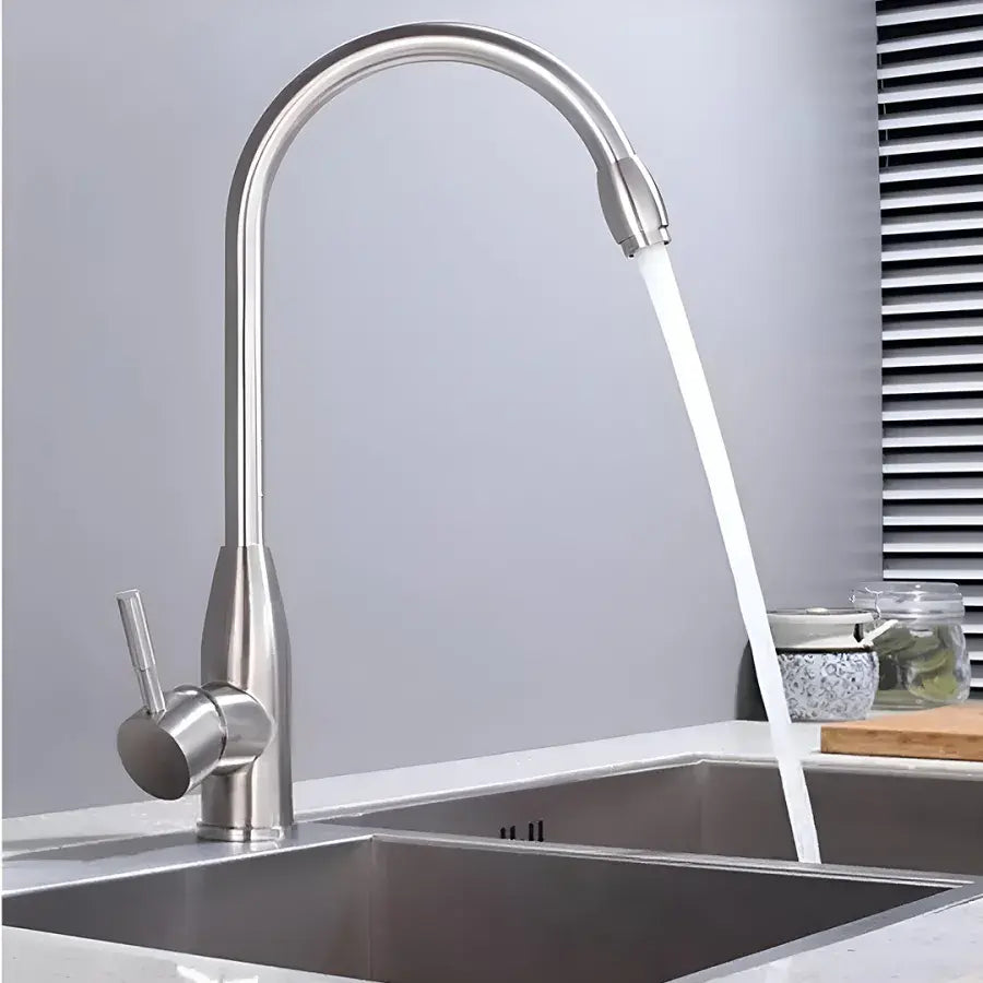 Кухненска батерия, неръждаема стомана 304, сатен, CF007