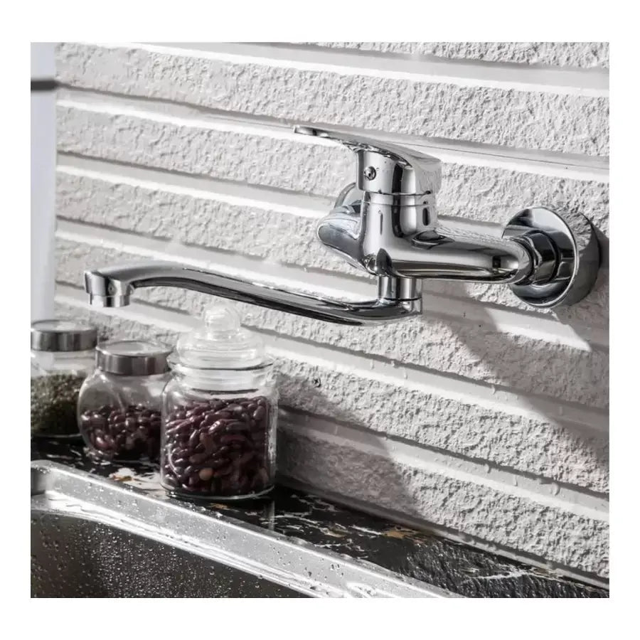 Кухненска батерия с въртяща се тръба, сплав, хром, PM025