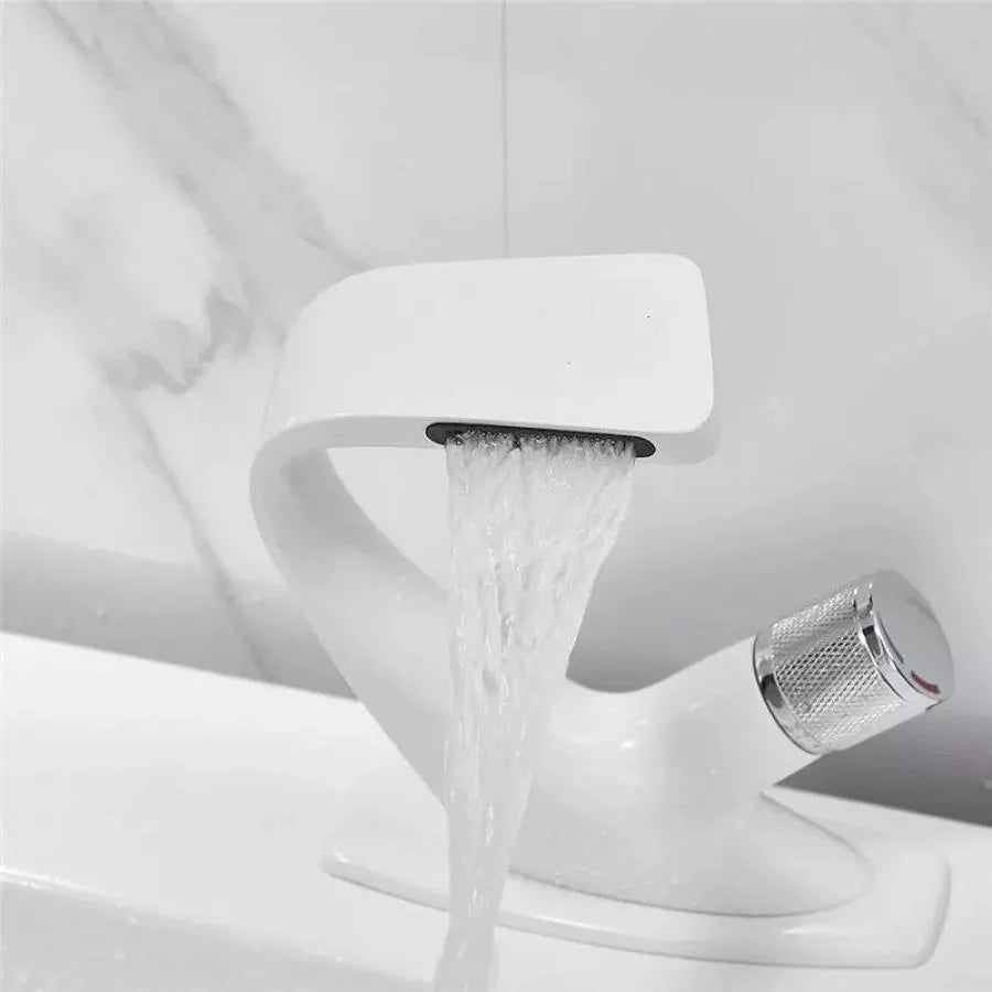 Washbasin батерия, санитарен месинг, бял, OD/2058