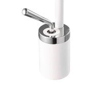 Washbasin батерия, санитарен месинг, бял, wzy/326/b