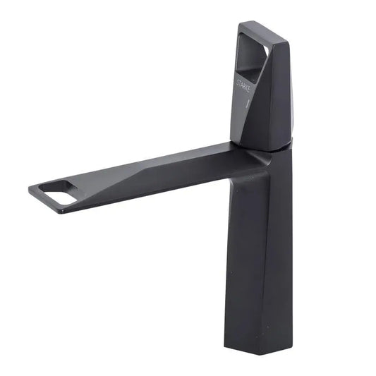 Батерията Washbasin Monochander Capridge Ceramic Alama Sanitar Black Satin Fittings и Fixing Kit включва 10107h