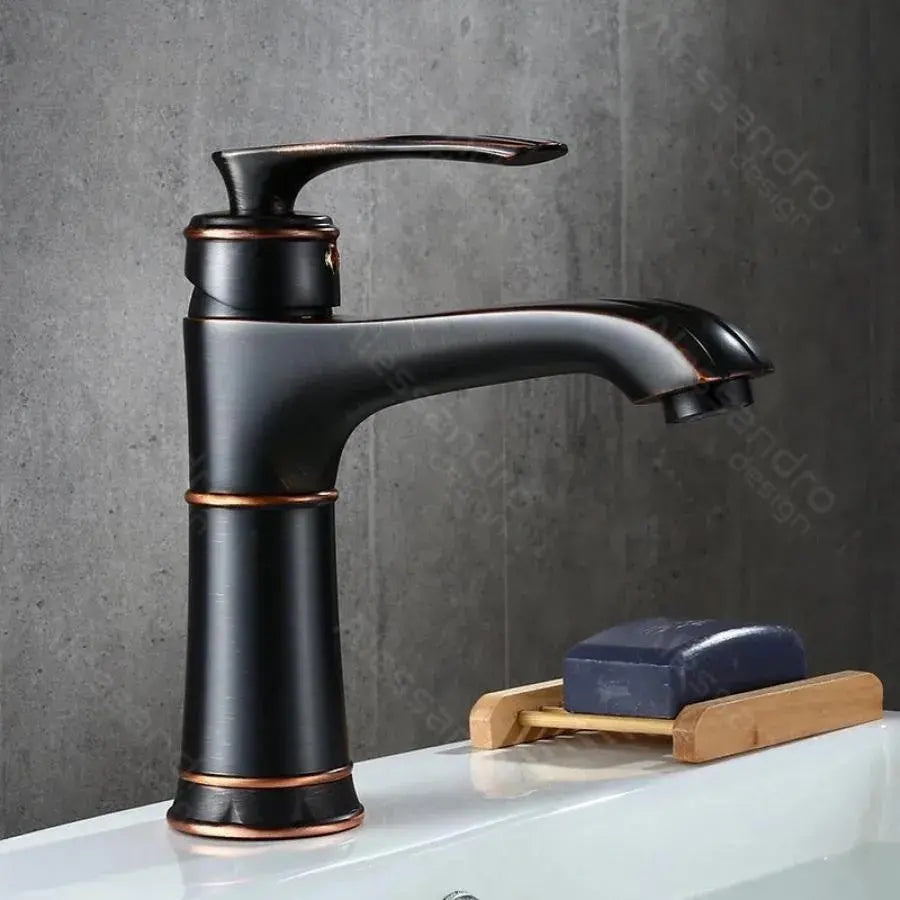 Washbasin батерия, санитарен месинг, черно, OD01/B