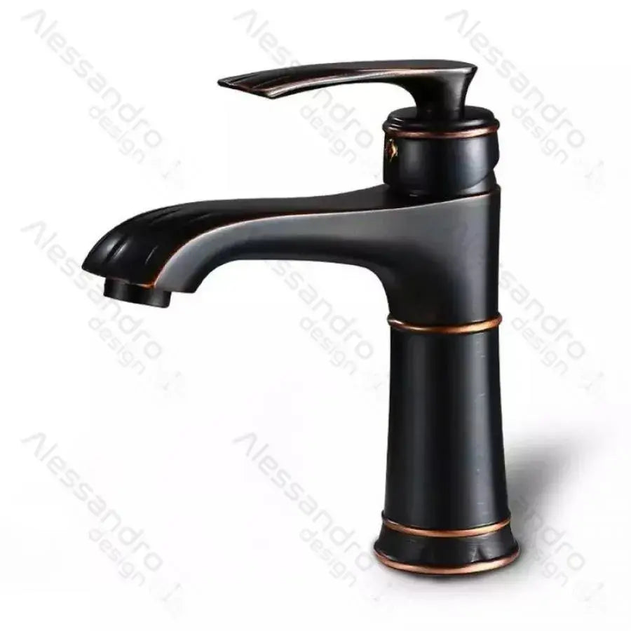 Washbasin батерия, санитарен месинг, черно, OD01/B