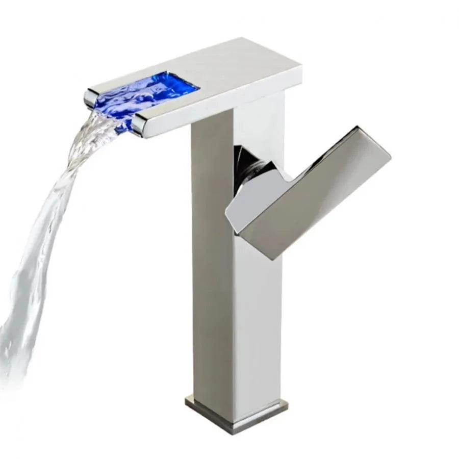 Washbasin батерия, RGB светлина, промяна на цвета в зависимост от температурата на водата, OD3013