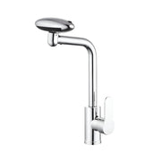 Батерията Washbasin патрон керамичен Pipa Rotary Chrome Glossy Fitingings включени EC02