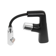 Батерия миеща се с екстрактивен душ, санитарен месинг, хром и черно, MP016H/C