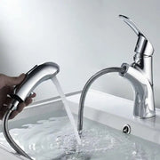 Батерия миеща се с екстракционируем душ, санитарен месинг, хром, OD/2030