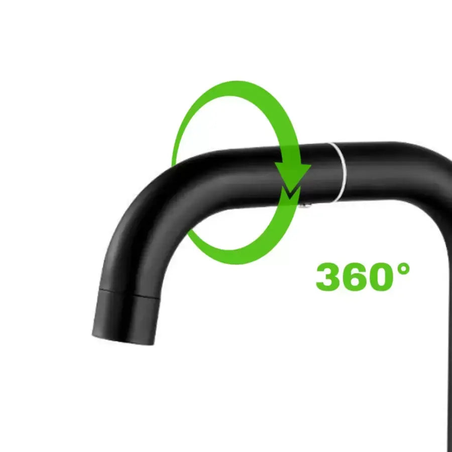 Батерията Монохруд Умишум/Кухня въртяща се въртяща се черна сплав касета сатенена неръждаема стомана Включени CP108