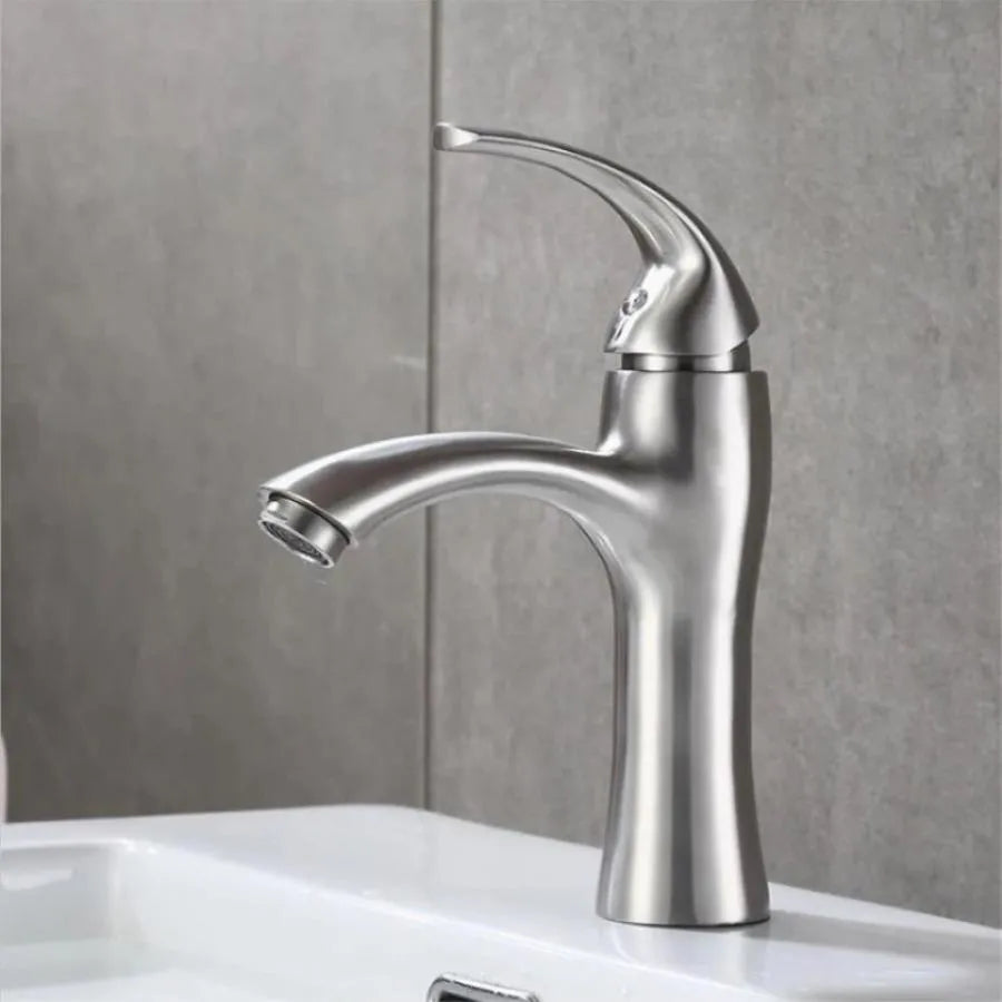 Washbasin батерия, неръждаема стомана 304, сатен, MP015