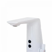 Батерия миещи се със сензор, санитарен месинг, бял, RW-190WH