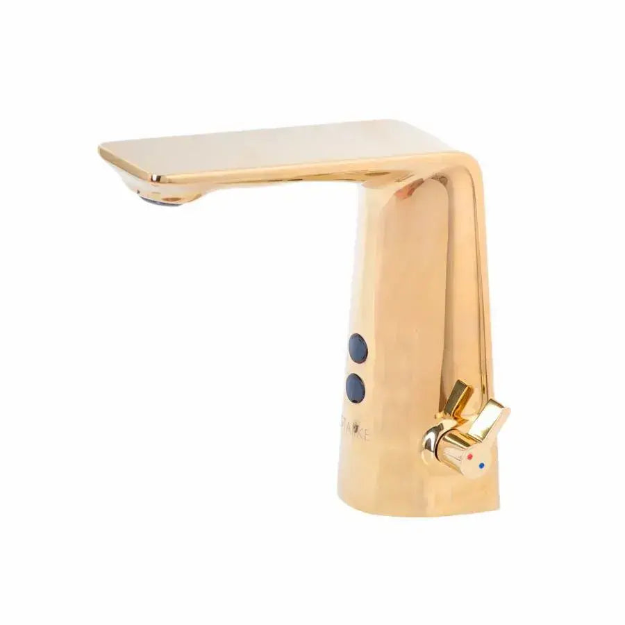 Батерия за батерия със сензор, санитарен месинг, злато, RW-190GDL