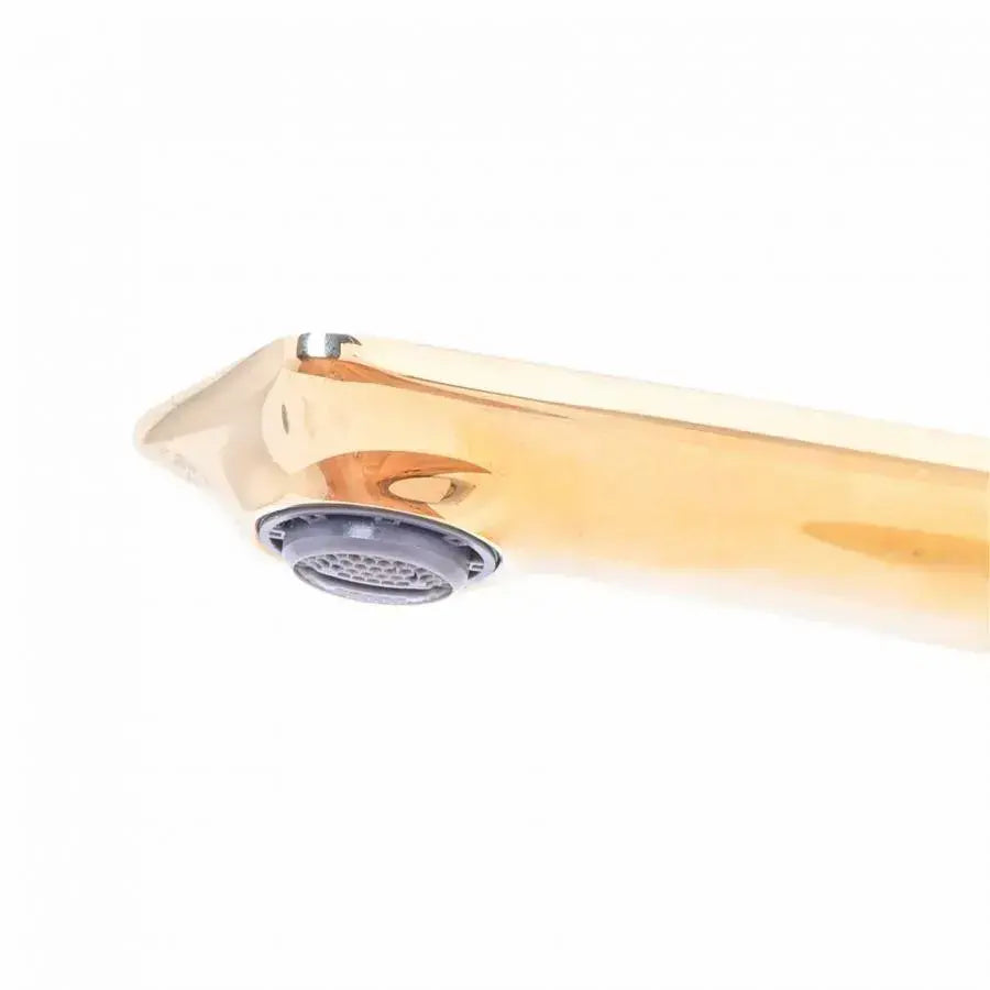 Батерия за батерия със сензор, санитарен месинг, злато, RW-190GDL