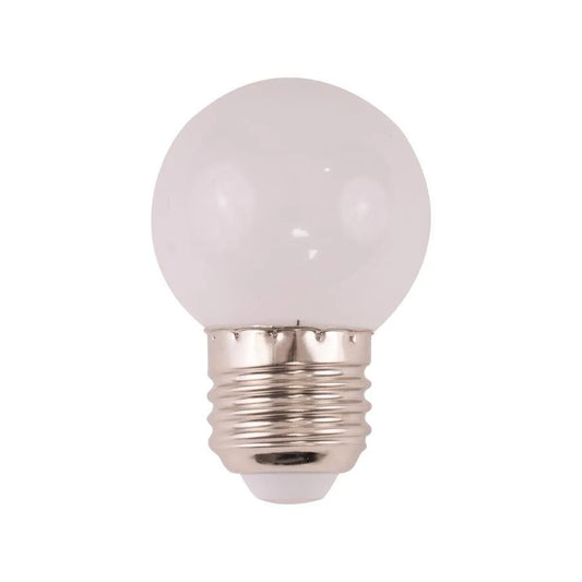 LED крушка, E27, 2W, бяло