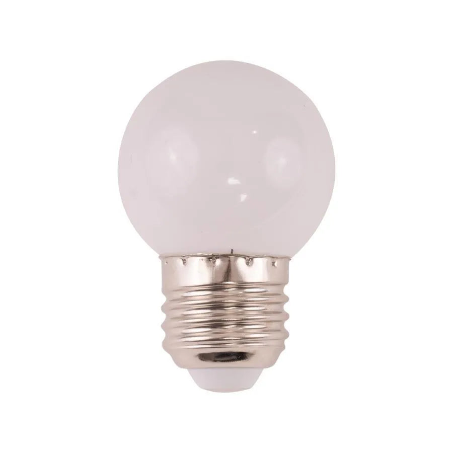LED крушка, E27, 2W, бяло