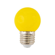 LED крушка, E27, 2W, жълто