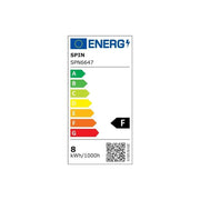 LED нишка светлина ST64 E27 8W 2500K