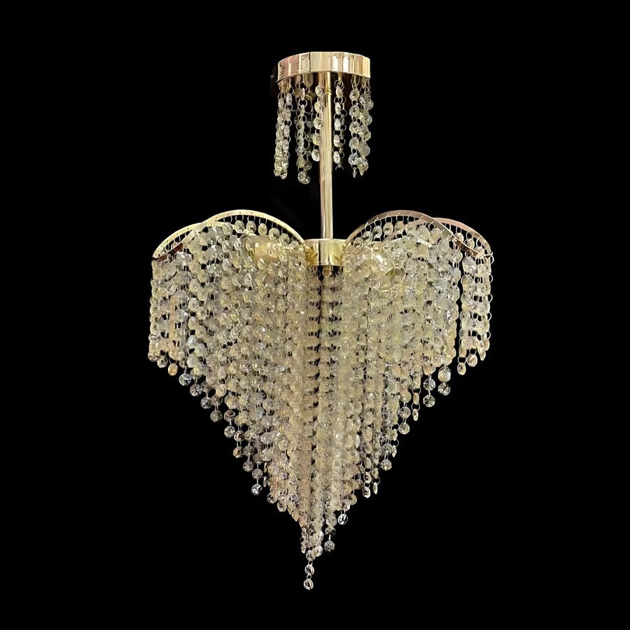 Crystal Chandelier Conwy Eleganza, 4xe27, диаметър 47 см, злато