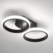 LED LED Elio Celio, 16W, 2 кръга, студена/гореща/неутрална светлина, черно