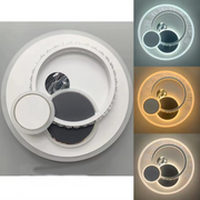 LED LED HELIOX, 43W, 4 кръга, студена/гореща/неутрална светлина, черно