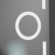 Правоъгълно светодиодно огледало, 50x70см, eclat motionglow marcello, система за размразяване, часовник и термометър, козметичен луп