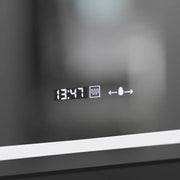 Правоъгълно светодиодно огледало, 50x70см, eclat motionglow marcello, система за размразяване, часовник и термометър, козметичен луп