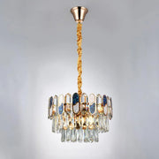 Полилей анис 5*e27, метал и кристал, златист