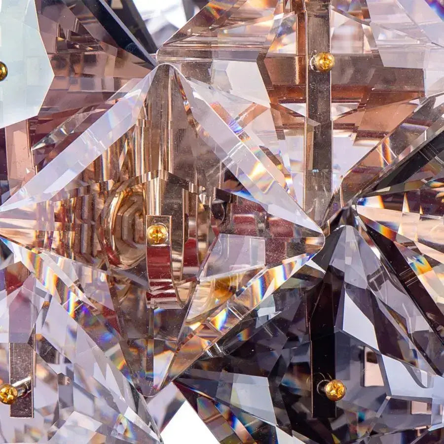 Полилей арийски кристал 4x e27 злато