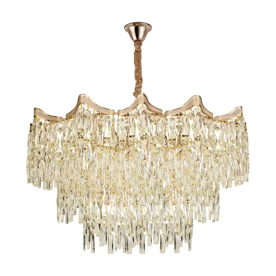 CHANDELIER CRYSTAL BRAYLON 20X E27 Злато