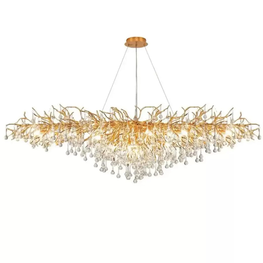 CHANDELIER CRYSTAL KAISER 13X G9 Диаметър 120 см злато