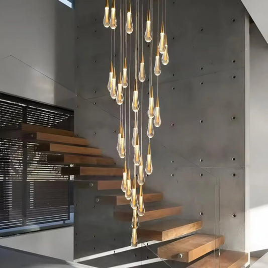 CHANDELIER CRYSTAL LED 60W Истински диаметър 60см злато